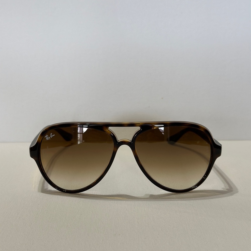 Ray-Ban Cats 5000 RB4125 Polished Light Havana